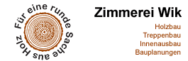 Zimmerei Wik - zur Startseite 